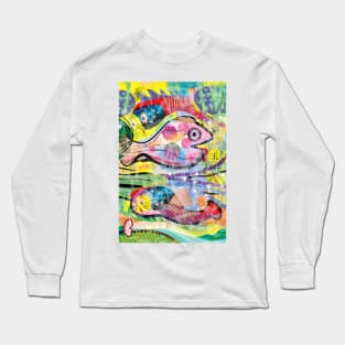 Seafood (Vertical) Long Sleeve T-Shirt